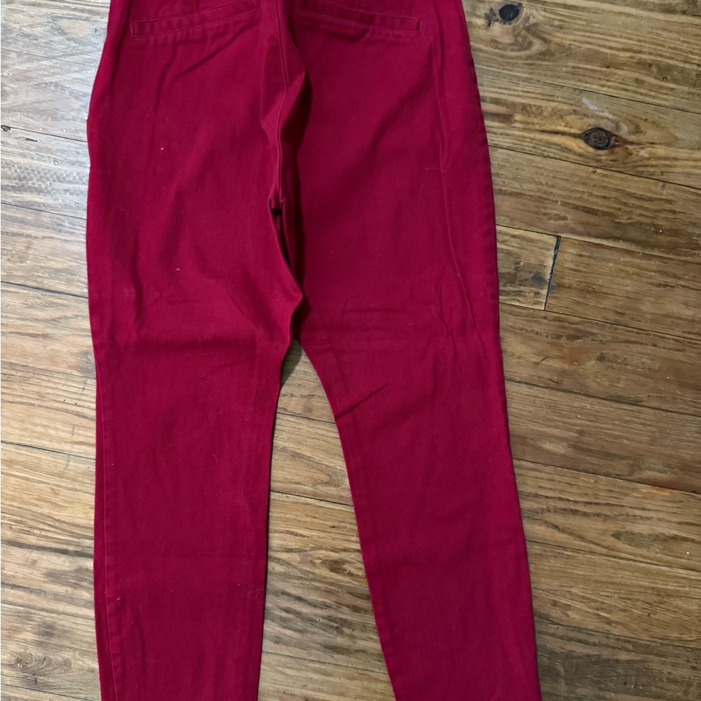 Vibrant Red Pants